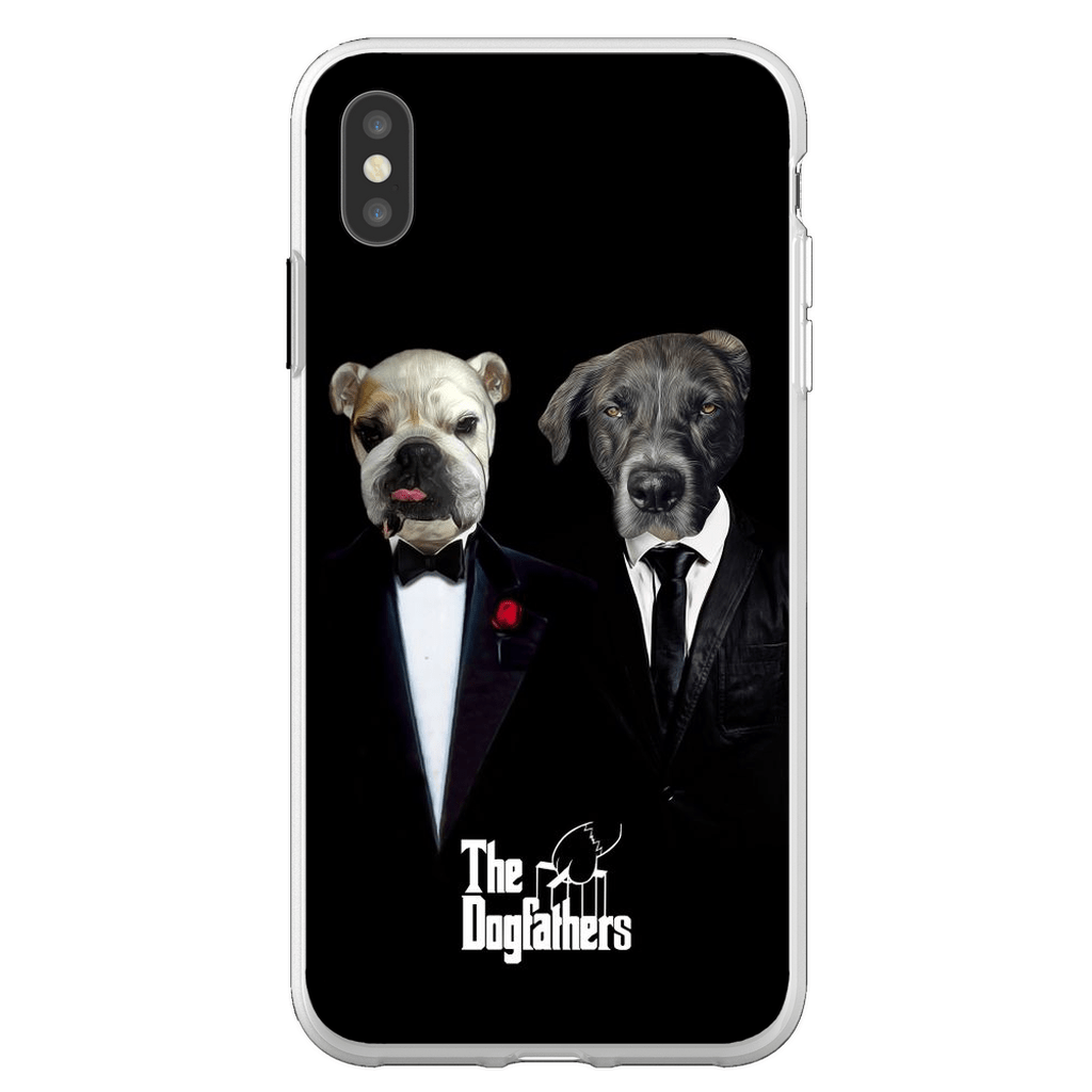 Funda personalizada para teléfono con 2 mascotas &#39;The Dogfathers&#39;