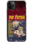 Funda personalizada para teléfono con 2 mascotas 'Pup Fiction'