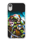 Funda personalizada para teléfono con 4 mascotas 'Teenage Mutant Ninja Doggos'