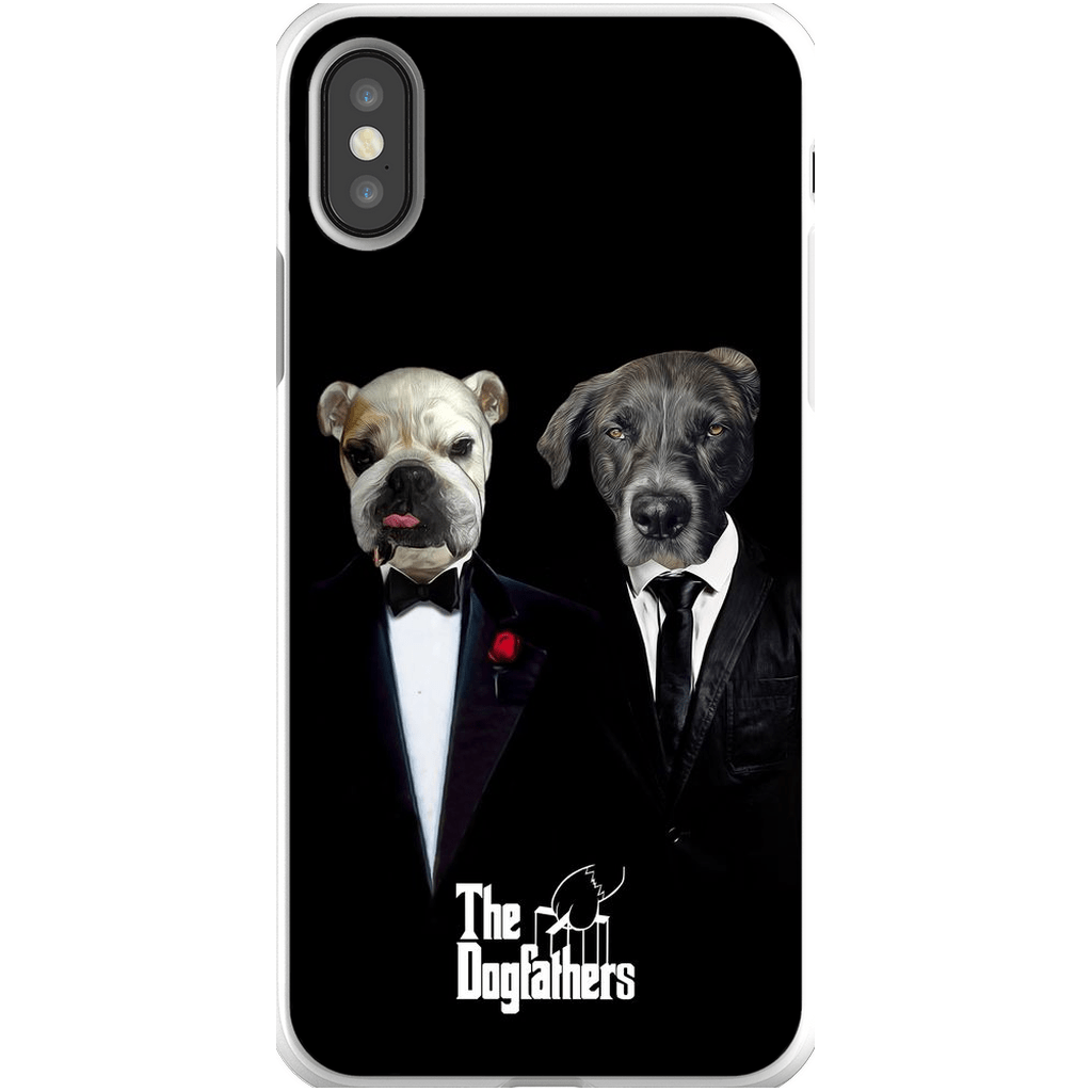 Funda personalizada para teléfono con 2 mascotas &#39;The Dogfathers&#39;