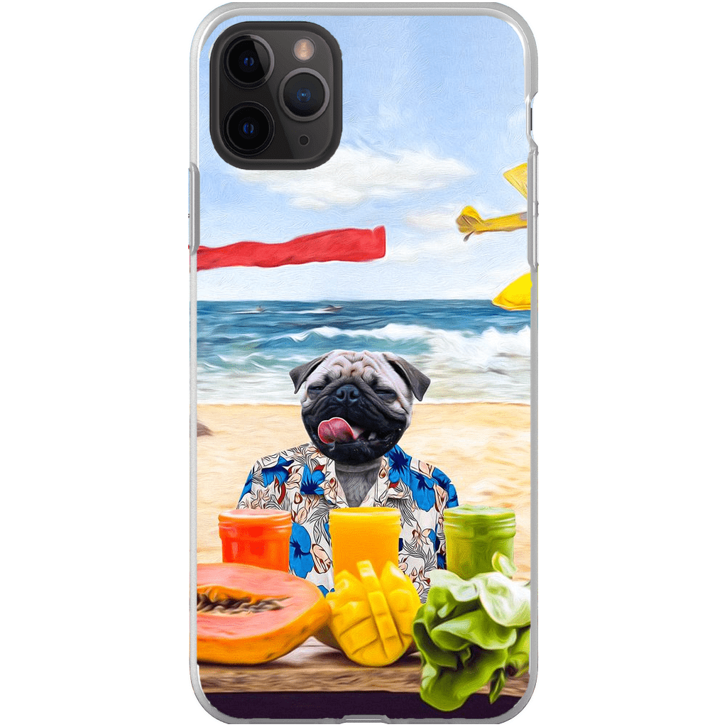 Funda para móvil personalizada &#39;El perro de la playa&#39;