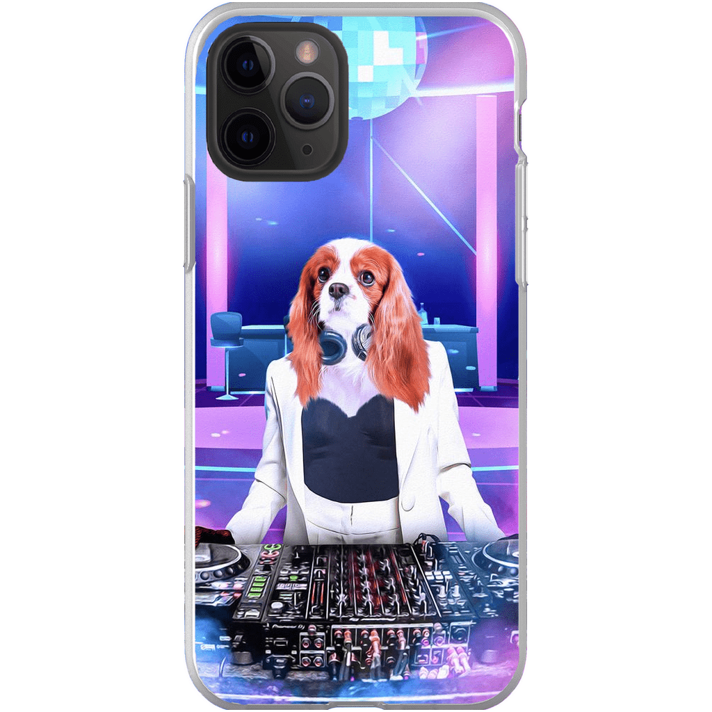 Funda para móvil personalizada &#39;La DJ femenina&#39;