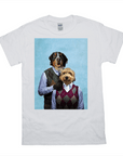 Camiseta personalizada para 2 mascotas 'Step Doggo &amp; Doggette' 