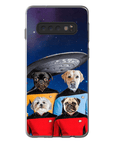 'Doggo-Trek' Funda personalizada para teléfono con 4 mascotas