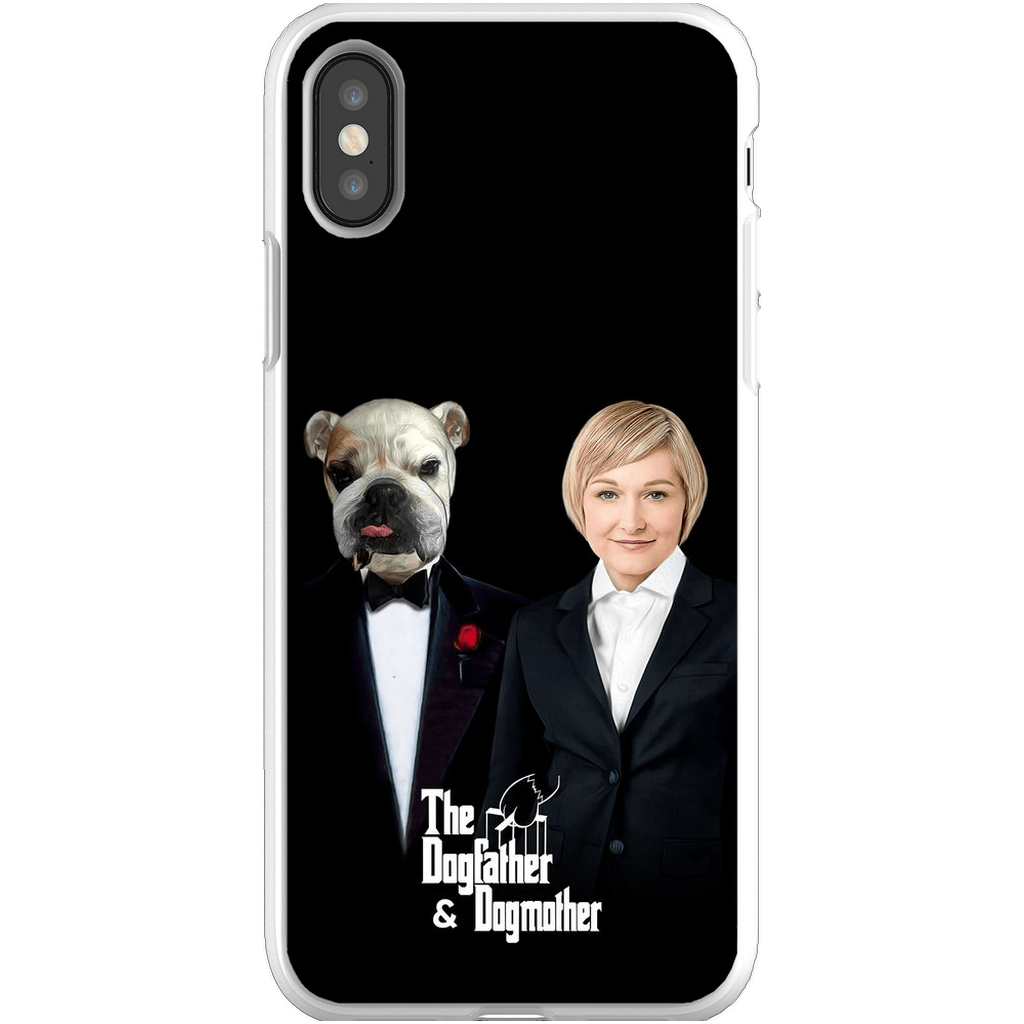 Funda personalizada para teléfono humano o mascota &#39;The Dogfather &amp;amp; Dogmother&#39;