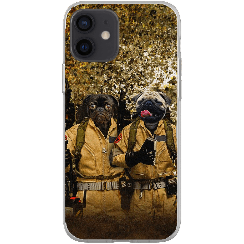 Funda para móvil personalizada con 2 mascotas &#39;Dog Busters&#39;