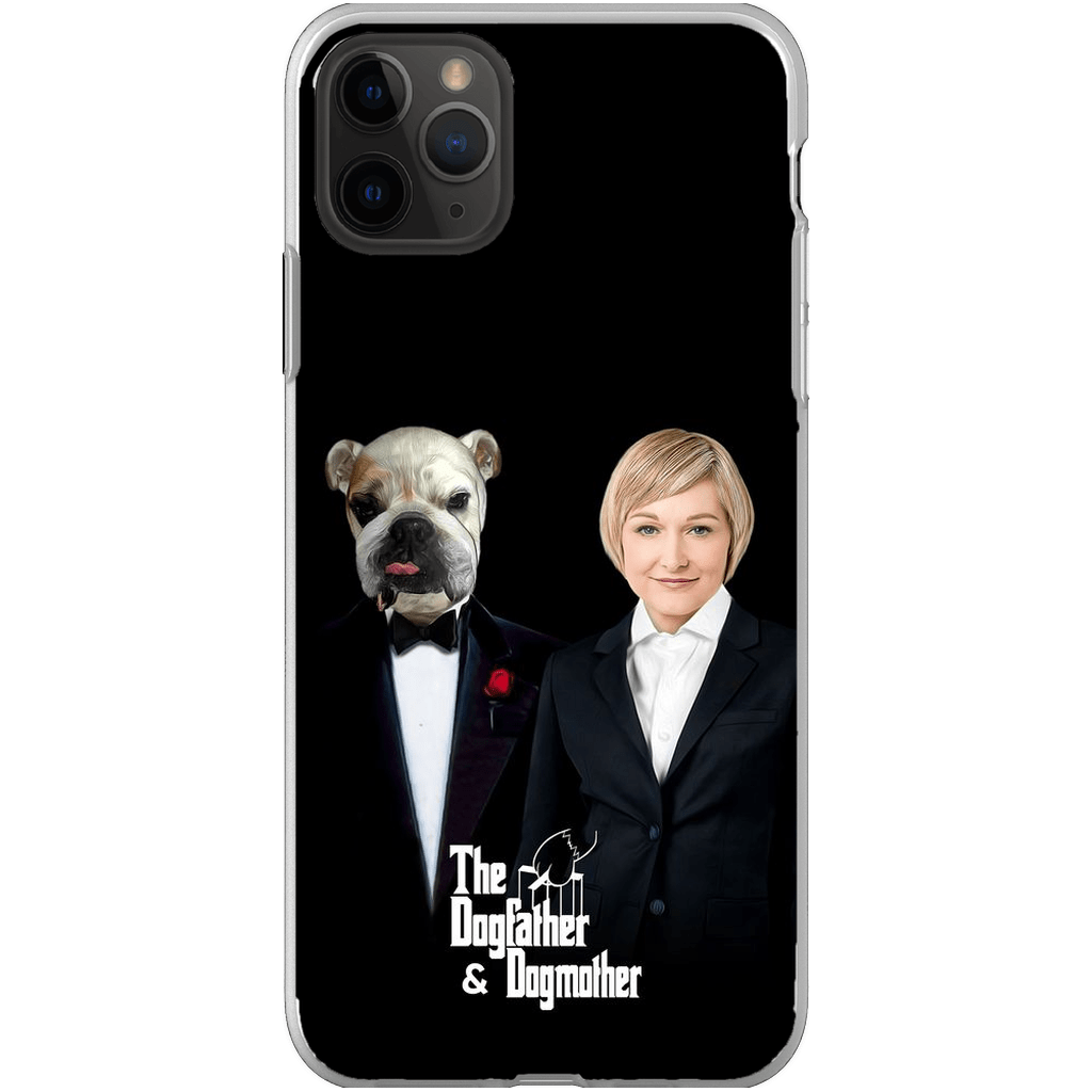 Funda personalizada para teléfono humano o mascota &#39;The Dogfather &amp;amp; Dogmother&#39;