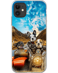 'Harley Wooferson' Funda personalizada para teléfono con 3 mascotas