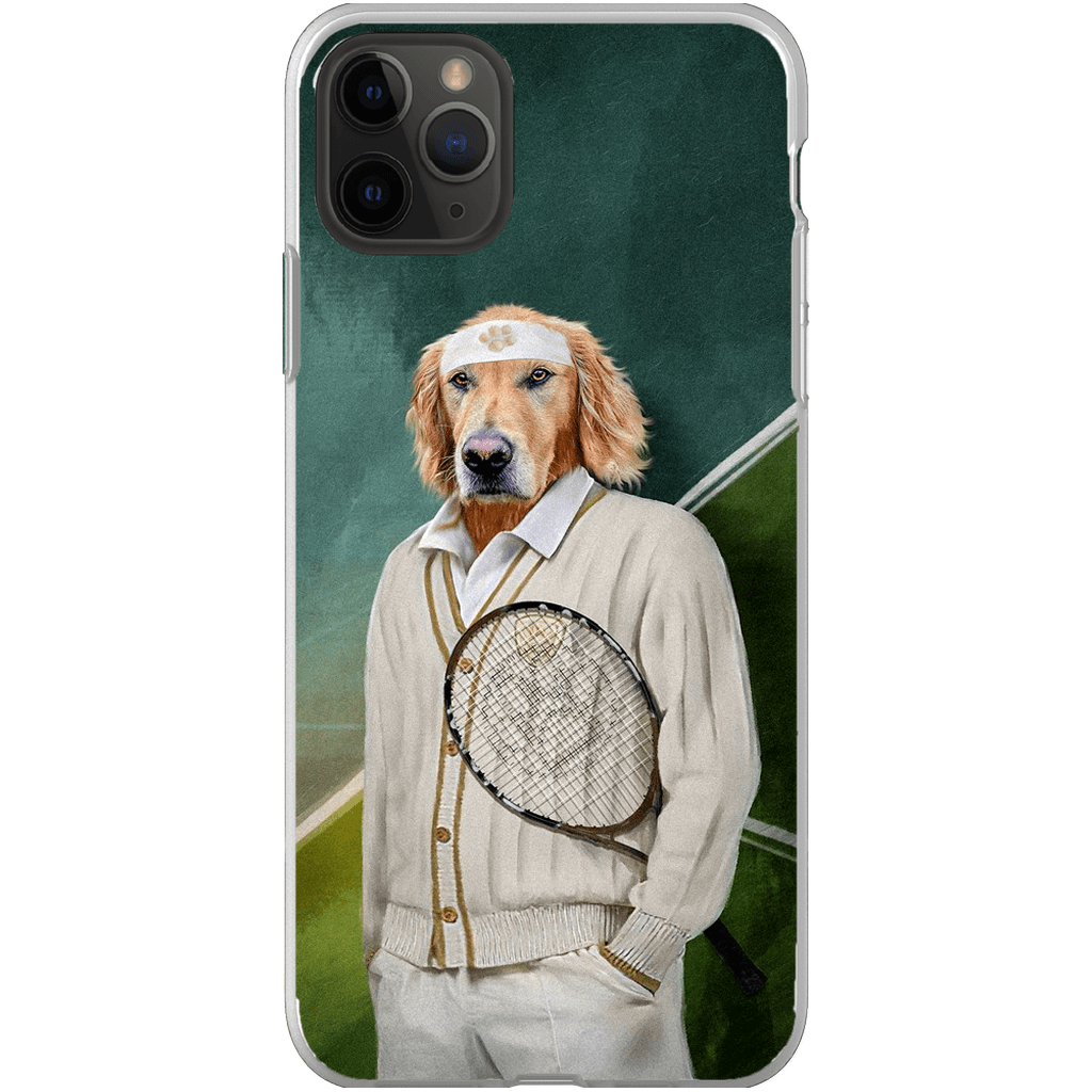 Funda para móvil personalizada &#39;Jugador de tenis&#39;