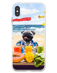 Funda para móvil personalizada 'El perro de la playa'