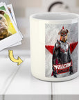 Taza personalizada para mascota 'Falcon Doggo'