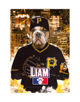 Lienzo personalizado para mascotas 'Pittsburgh Pawrates'