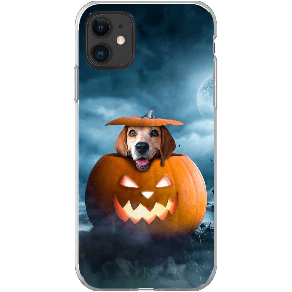 Funda para móvil personalizada &#39;The Pawmpkin&#39;