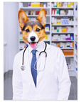 Póster personalizado para mascotas 'El farmacéutico'