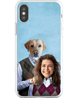 Funda para teléfono personalizada 'Step Doggo &amp; Human (hembra)'