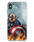 Funda para teléfono personalizada 'Capitán Doggmerica'