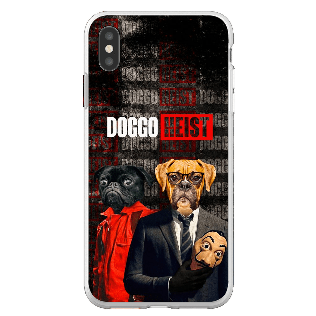 Funda personalizada para teléfono con 2 mascotas &#39;Doggo Heist&#39;