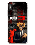 Funda personalizada para teléfono con 2 mascotas 'Doggo Heist'