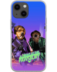 Funda personalizada para teléfono con 2 mascotas 'Una noche en Pawsbury'