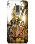 Funda personalizada para teléfono con 2 mascotas 'The Hunters'