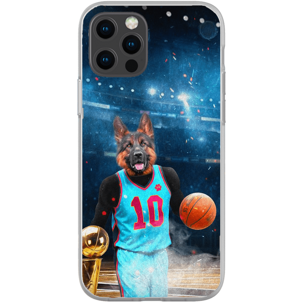 Funda para móvil personalizada &#39;El jugador de baloncesto&#39;