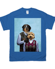 Camiseta personalizada para 2 mascotas 'Step Doggo &amp; Doggette' 