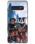 Funda personalizada para teléfono con 2 mascotas 'The Viking Warriors'