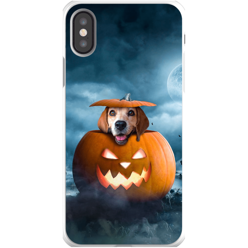 Funda para móvil personalizada &#39;The Pawmpkin&#39;