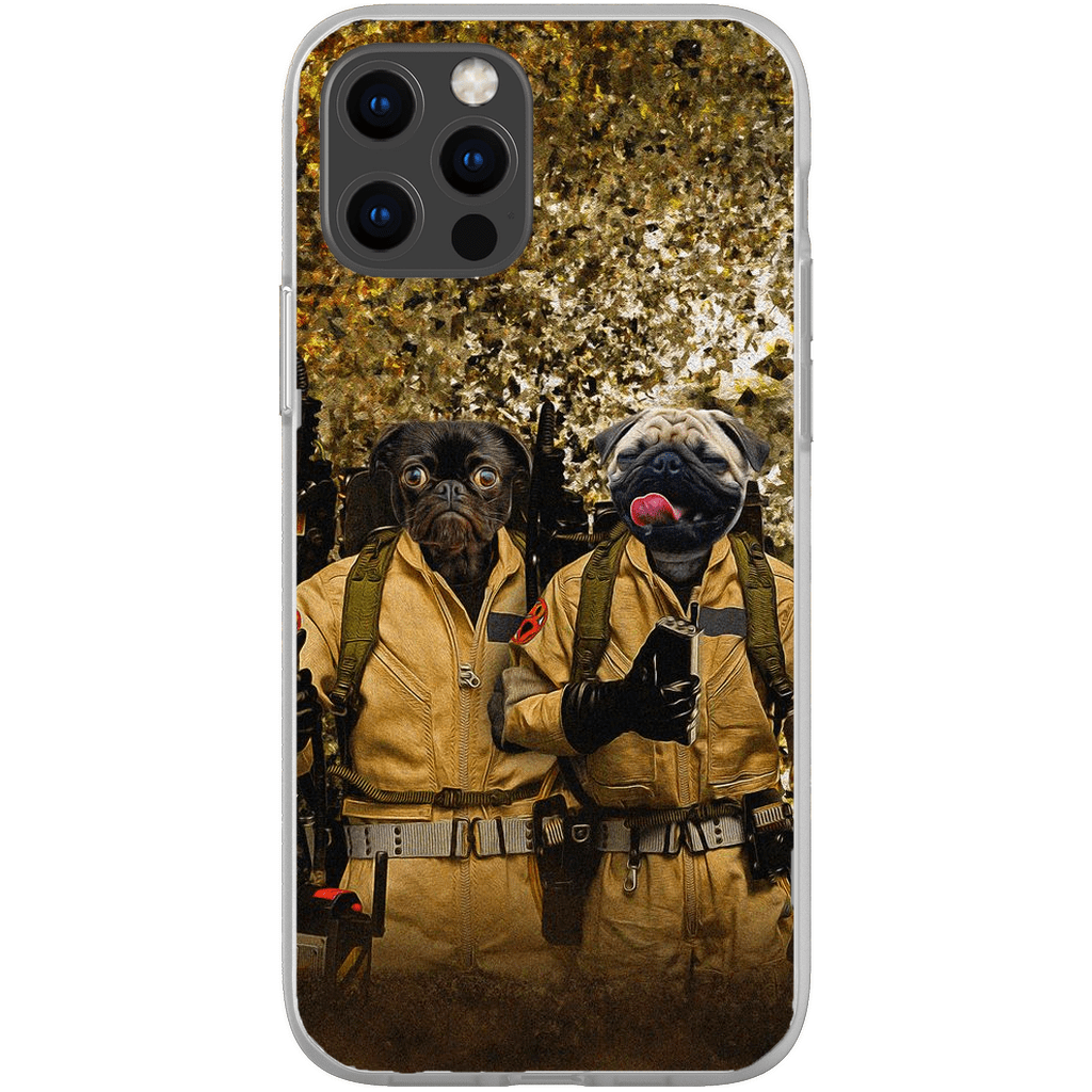 Funda para móvil personalizada con 2 mascotas &#39;Dog Busters&#39;