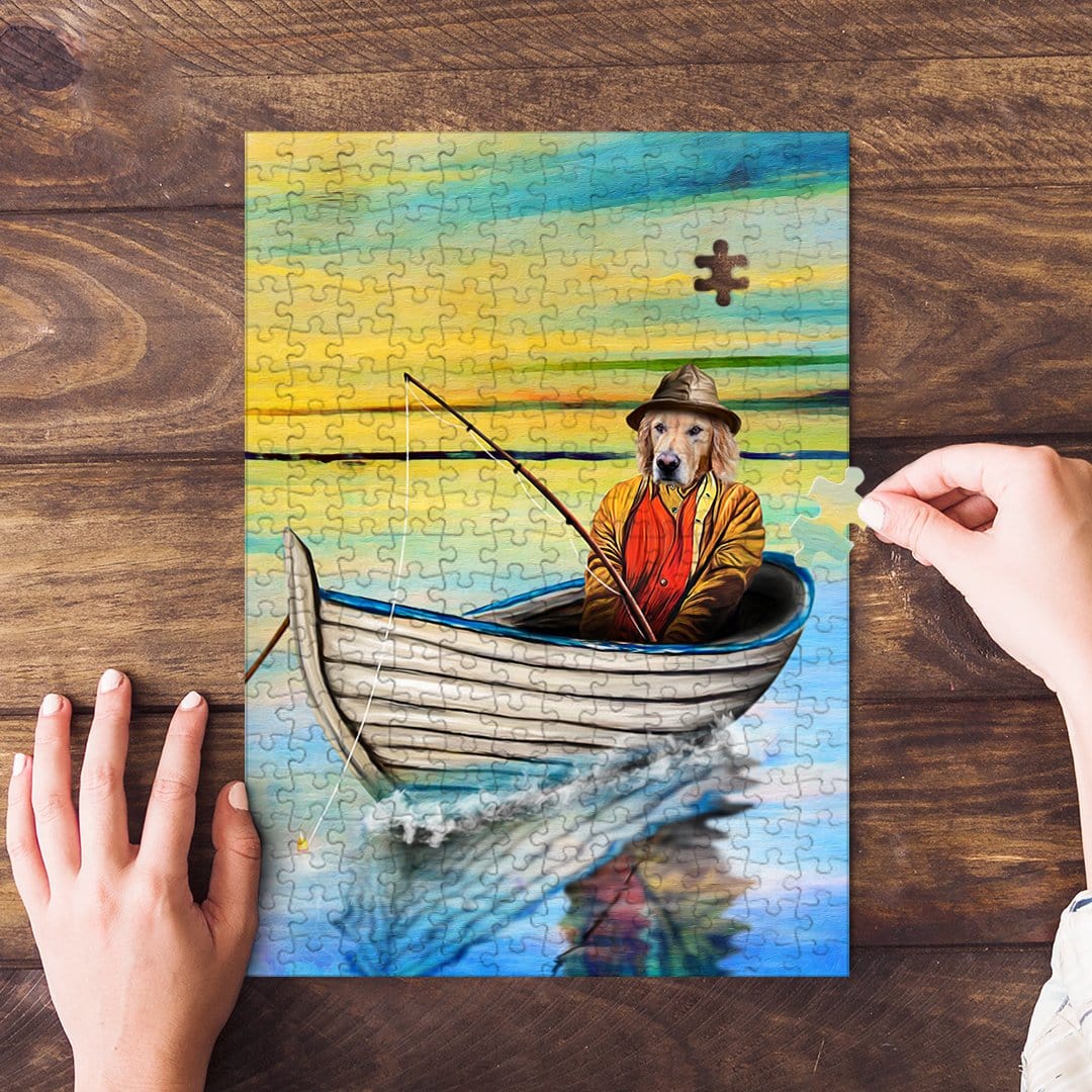 Puzzle personalizado para mascotas &#39;El Pescador&#39;