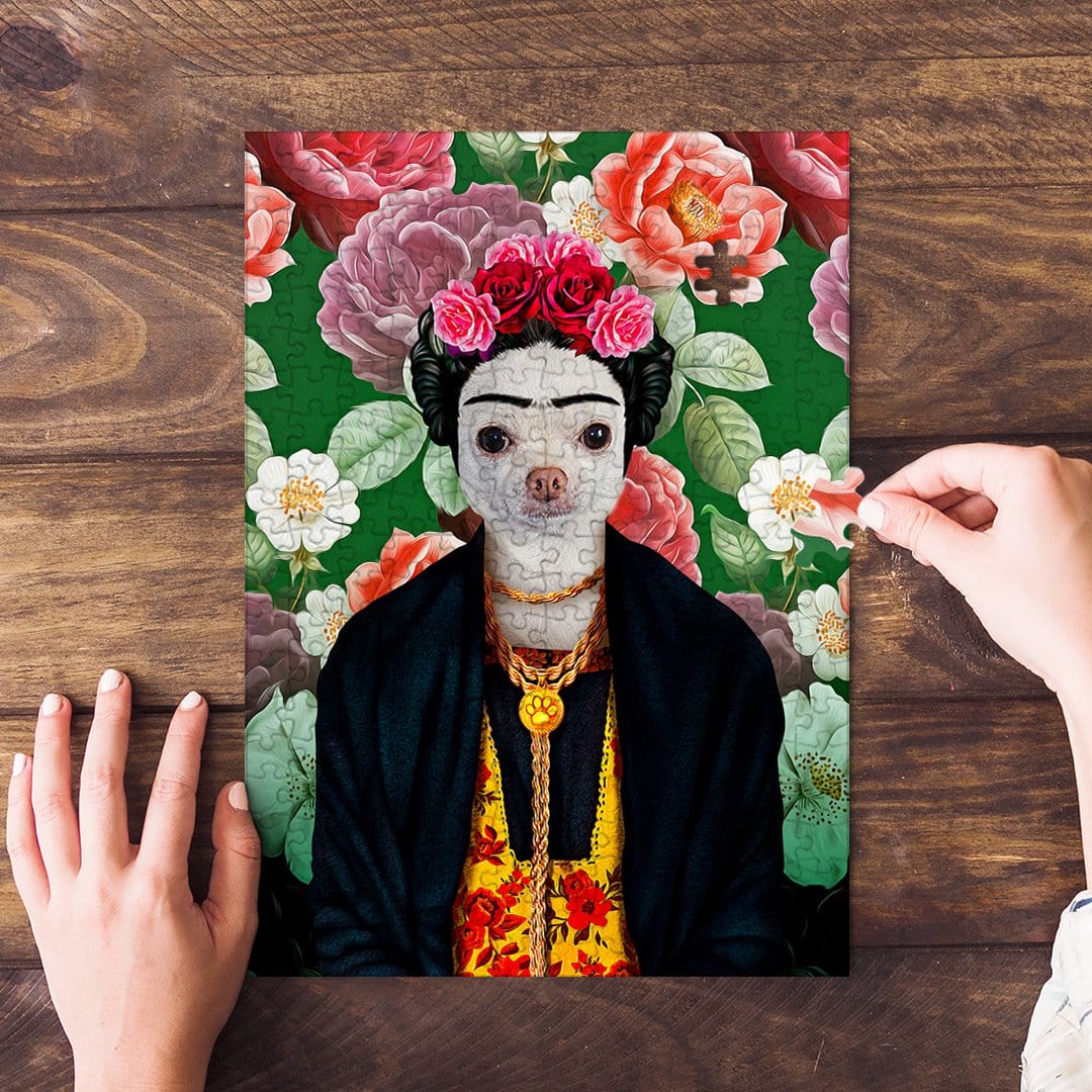 Puzzle personalizado para mascotas &#39;Frida Doggo&#39;