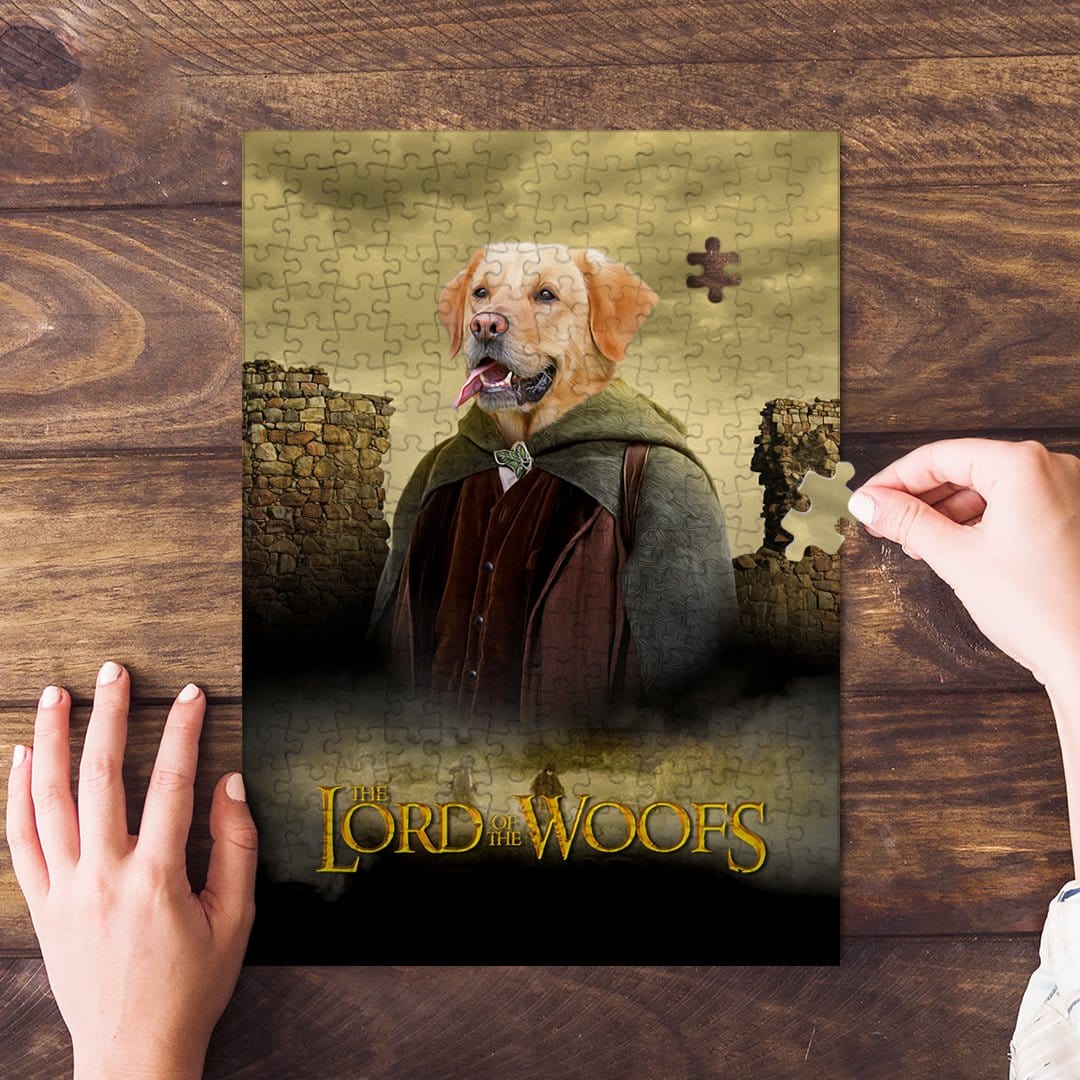 Rompecabezas personalizado para mascotas &#39;El señor de los Woofs&#39;