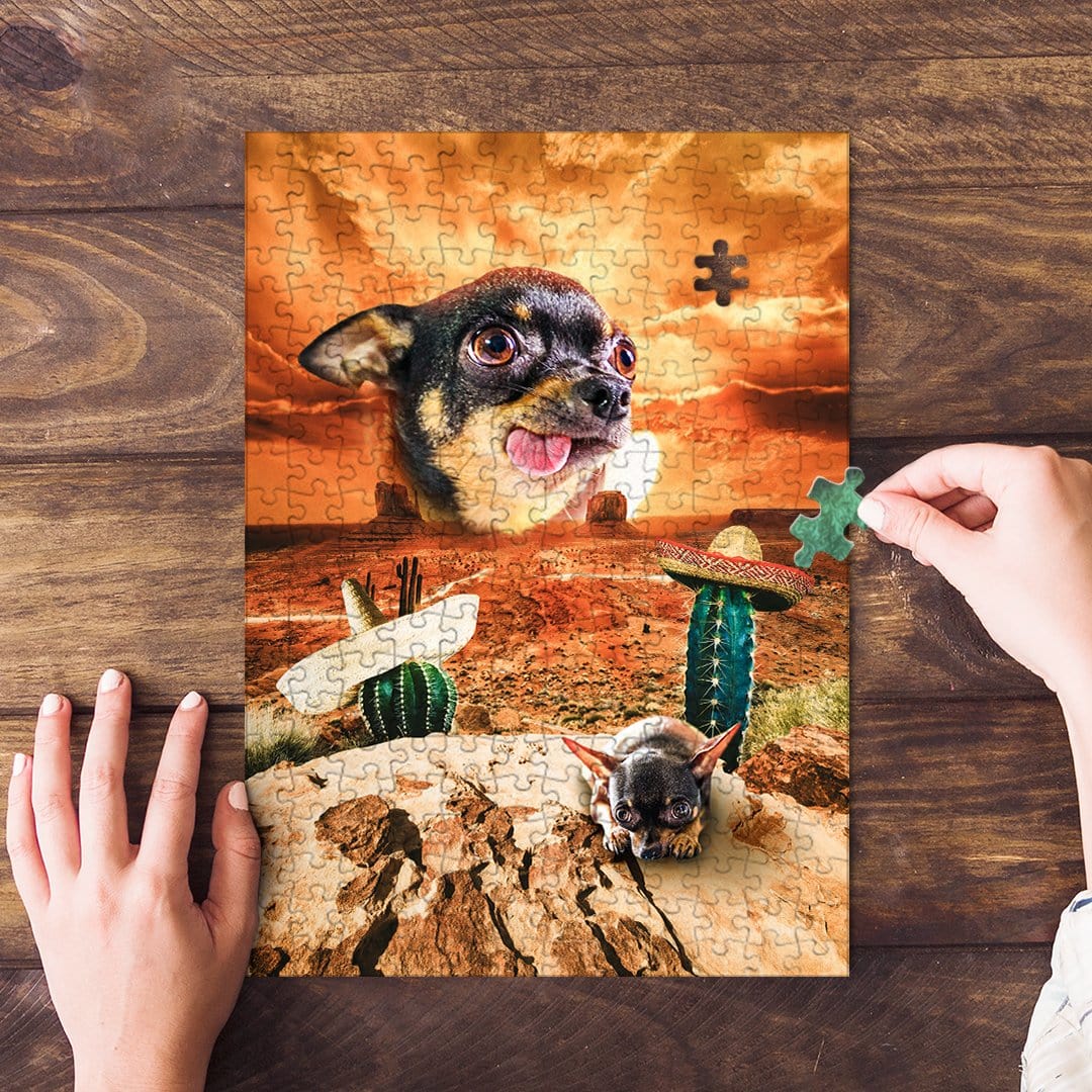 Puzzle personalizado para mascotas &#39;Desierto Mexicano&#39;