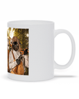 Taza personalizada para 4 mascotas 'Los Cazadores'