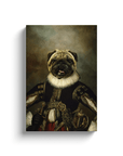 Lienzo personalizado para mascotas 'William Dogspeare'