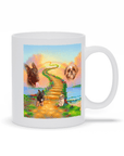 Taza personalizada para 2 mascotas 'The Rainbow Bridge 2 Pet'