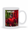 Taza personalizada para mascotas 'Portugal Doggos Soccer'