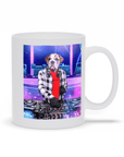 Taza personalizada para mascota 'El DJ masculino'