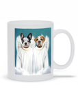 Taza personalizada para 2 mascotas '2 Ángeles'