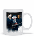 Taza personalizada con 3 mascotas 'AC/Doggos'