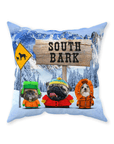 Cojín personalizado para 3 mascotas 'South Bark'