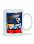 Taza personalizada para 4 mascotas 'Doggo-Trek'