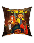 Cojín personalizado para 4 mascotas 'The Doggies'