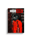 Lienzo personalizado para mascotas 'Doggo Heist 2'