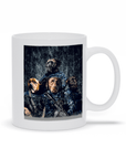 Taza personalizada para 4 mascotas 'The Navy Veterans'