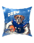 Cojín para perro personalizado 'Florida Doggos College Football'