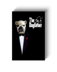 The Dogfather: lienzo personalizado para mascotas