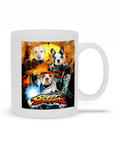 Taza personalizada con 3 mascotas 'Street Doggos'