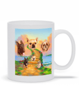 Taza personalizada para 3 mascotas 'The Rainbow Bride 3 Pet'