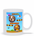 Taza Mascota personalizada videojuego retro